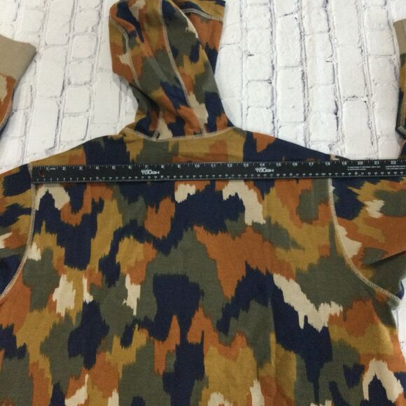 Eddie Bauer Sweatshirt Hoodie Men’s Size Large Color Campo Camp Fleece Pull-Over - Picture 10 of 10